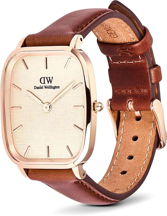 Часы Daniel Wellington Marlon St Mawes Linen Rose Gold DW00100816 — сталь металл, Швеция