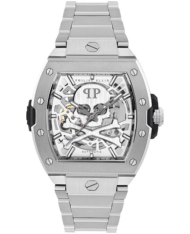 Часы Philipp Plein The Skeleton 2.0 PWJFA0425 — мужские, серебристый