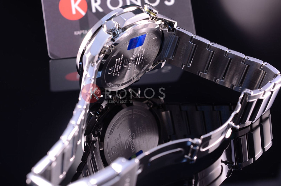 Часы Casio Edifice EQB-501D-1A — нержавеющая сталь, мужские
