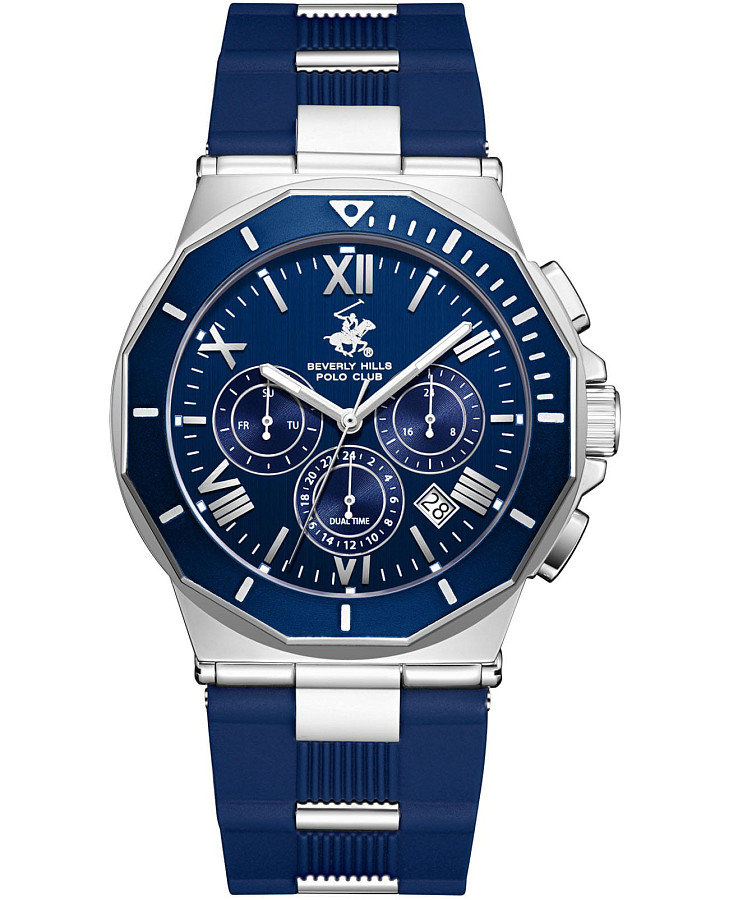 Часы Beverly Hills Polo Club BP3887X.399 — мужские, синий