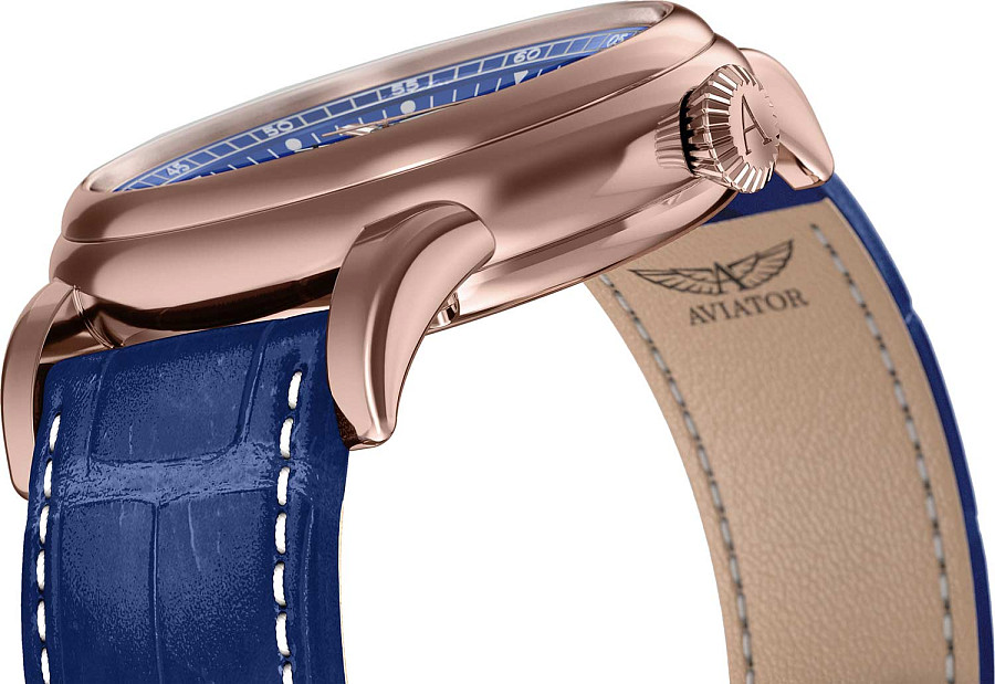 Часы Aviator Douglas Day-Date V.3.35.2.277.4 — кожаный, мужские