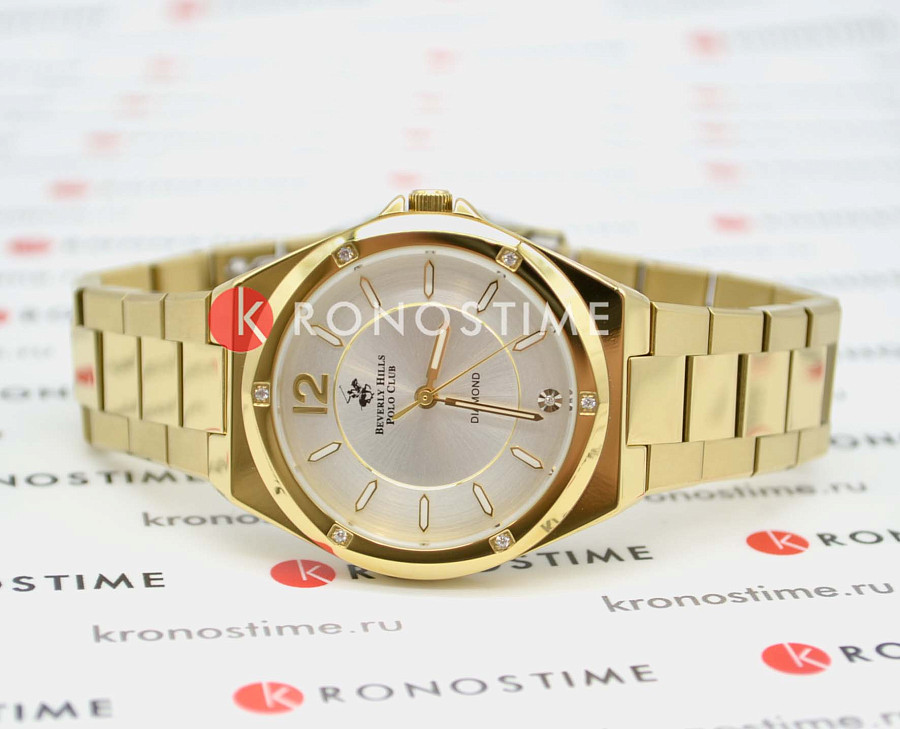 Часы Beverly Hills Polo Club BP3351X.130 — кварцевые, сталь металл
