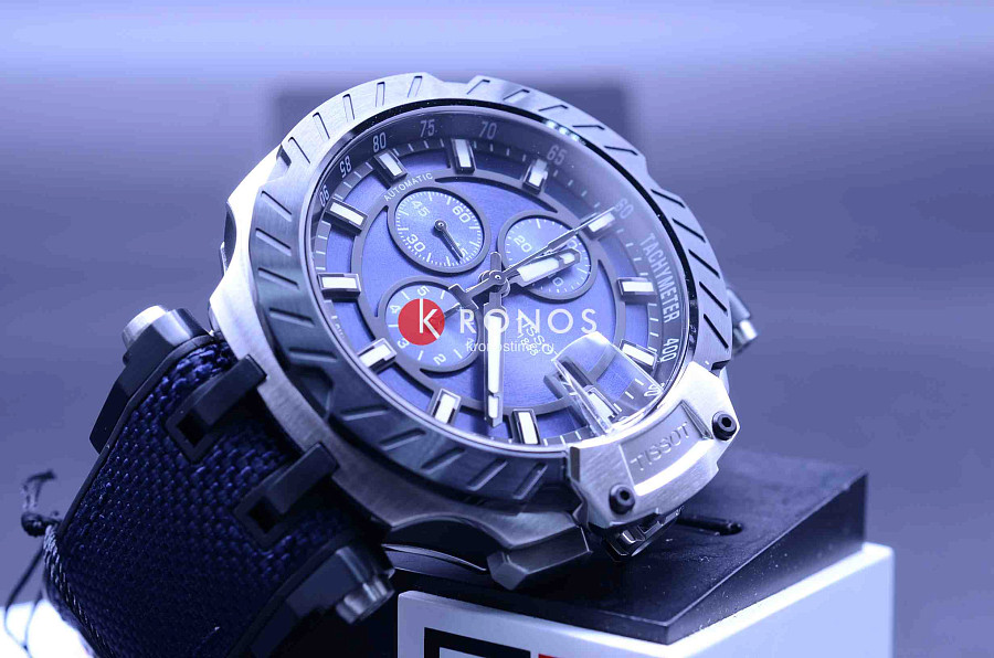 Часы Tissot T-Race Automatic Chronograph T115.427.27.041.00 — сталь металл, кожа + каучук