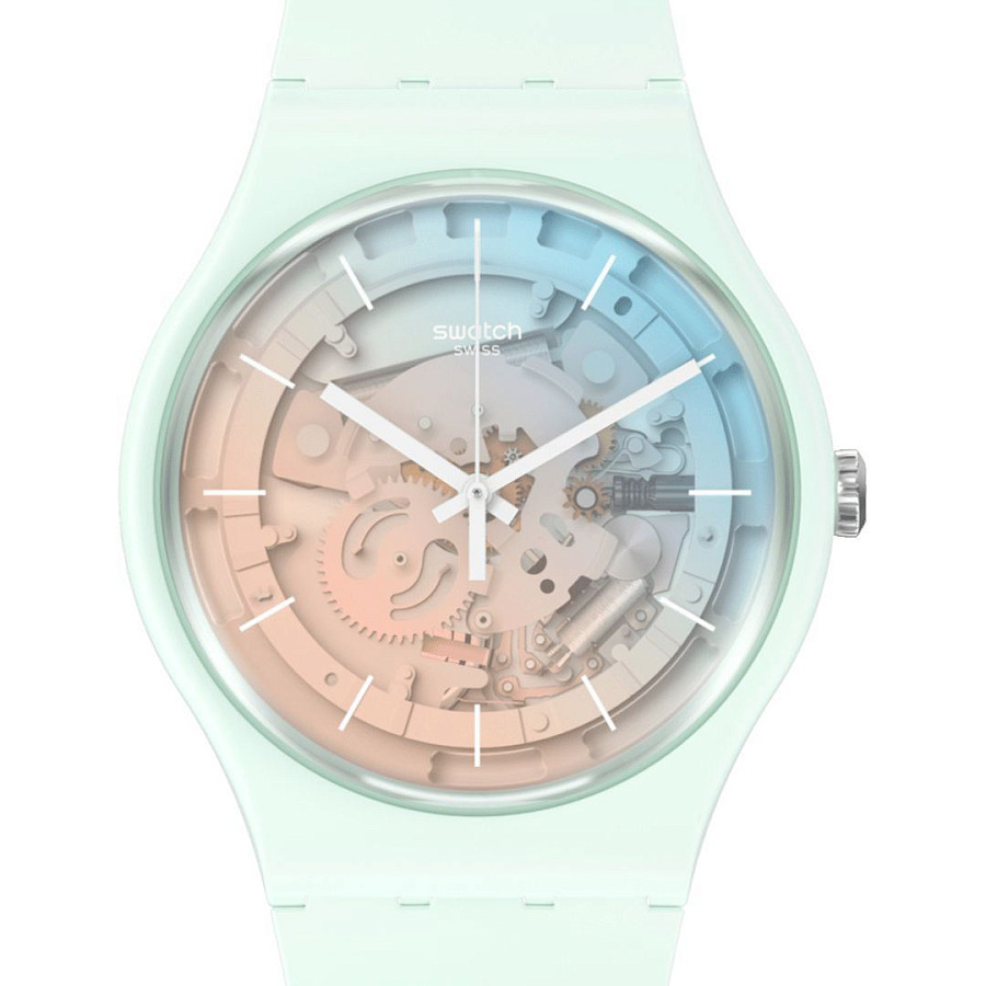 Часы Swatch New Gent Bioceramic Lacquered SO32S101 — биокерамика, Швейцария