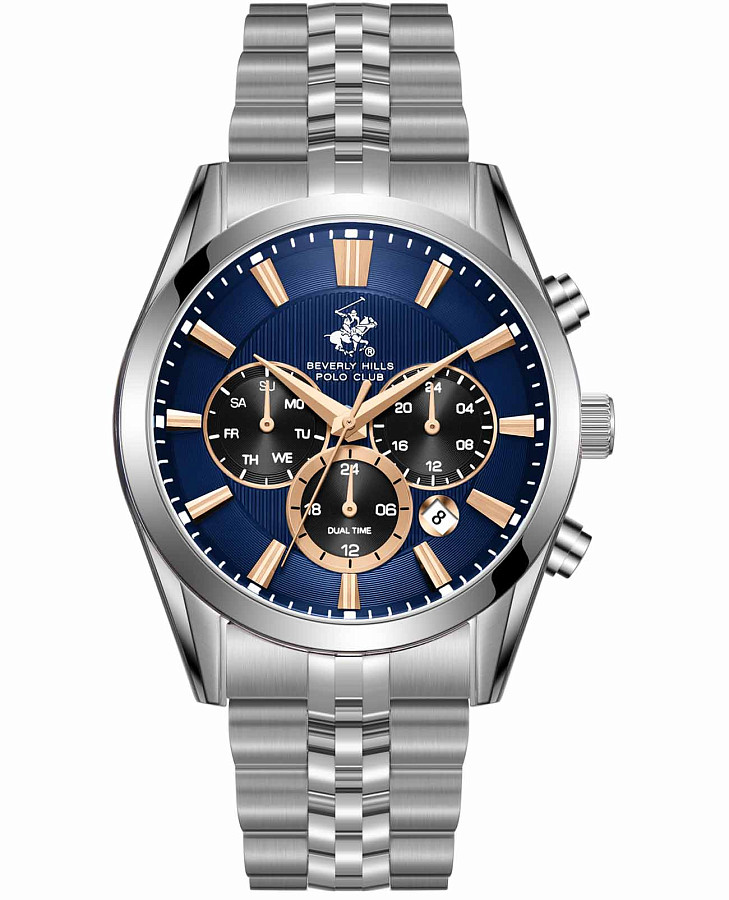 Часы Beverly Hills Polo Club BP3782X.391 — мужские, синий