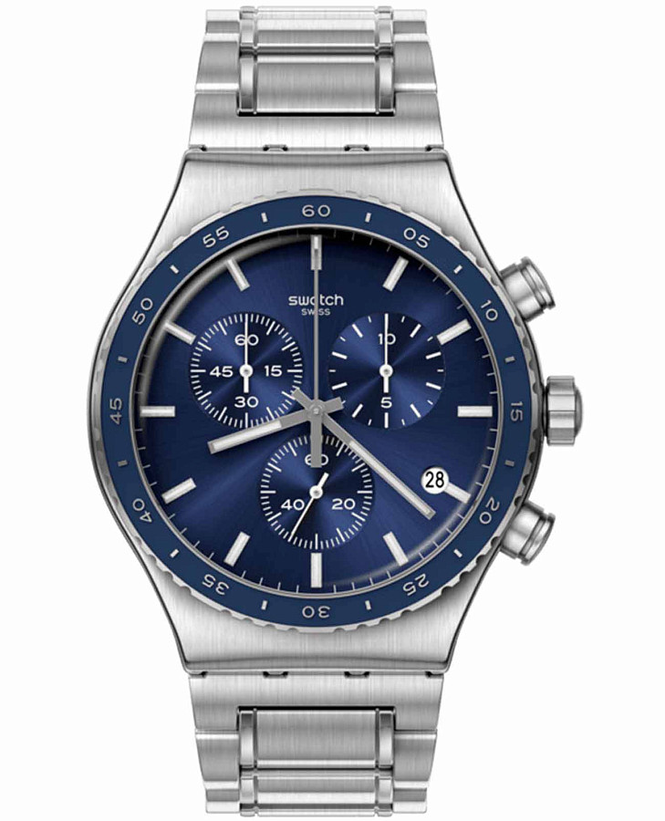 Часы Swatch I New Chrono YVS496G — женские, синий