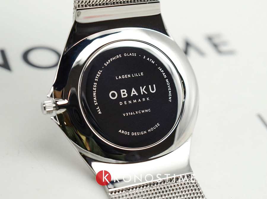 Часы Obaku Ultra Slim V316LXCWMC — женские, нержавеющая сталь