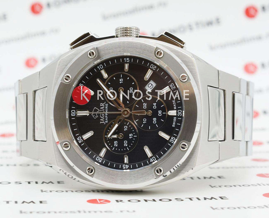 Часы Jaguar Executive Chrono J805/D — кварцевые, сталь металл