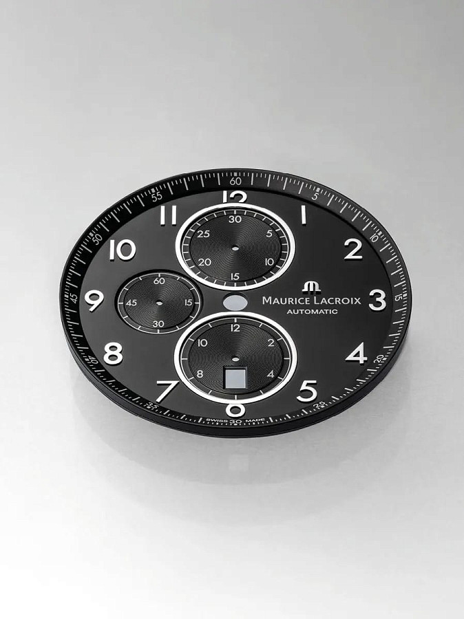 Часы Maurice Lacroix Pontos Chronograph 43mm PT6388-SS002-320-1 — нержавеющая сталь, мужские