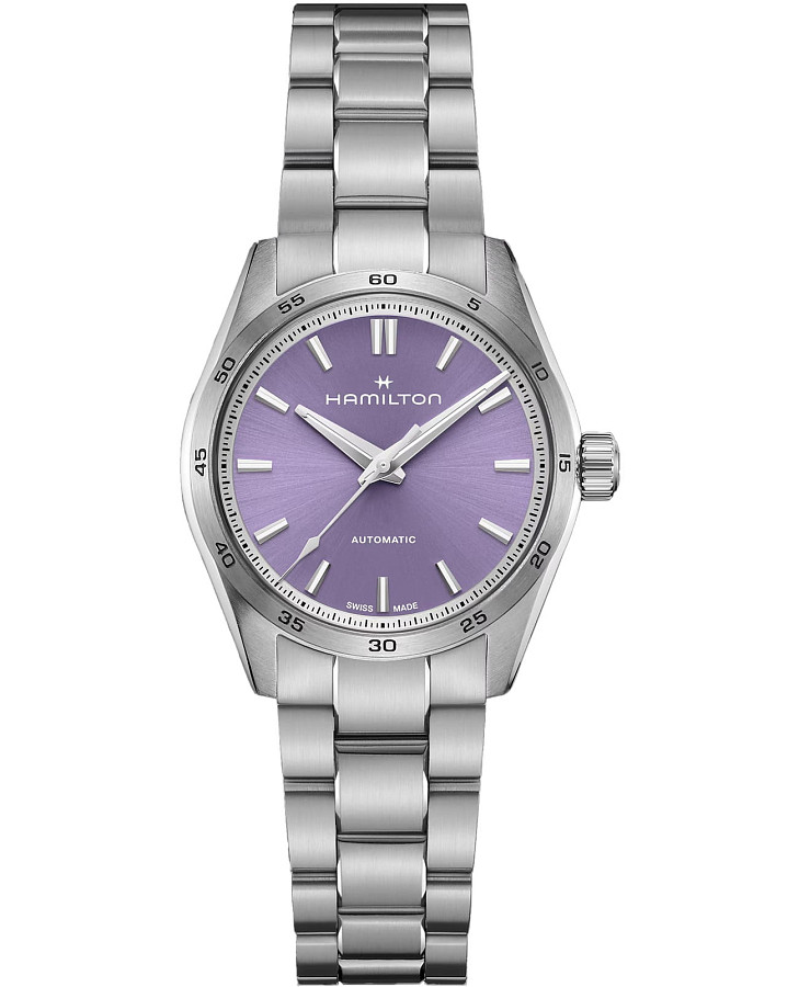 Часы Hamilton Jazzmaster Performer Auto H36105170 — женские, фиолетовый