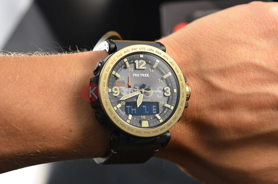 Часы Casio Pro Trek PRG-600YL-5E — Япония, кварцевые
