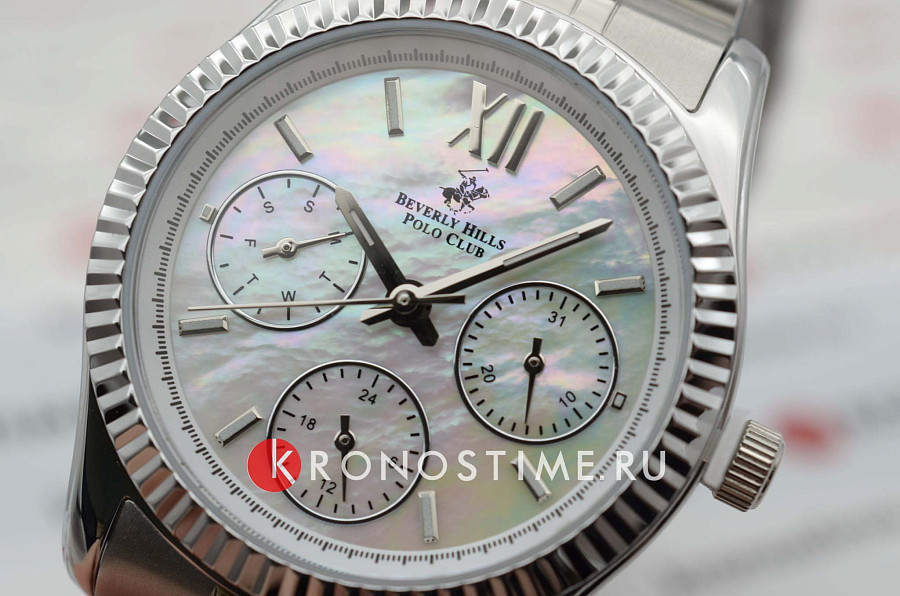 Часы Beverly Hills Polo Club BP3169C.320 — кварцевые, сталь металл