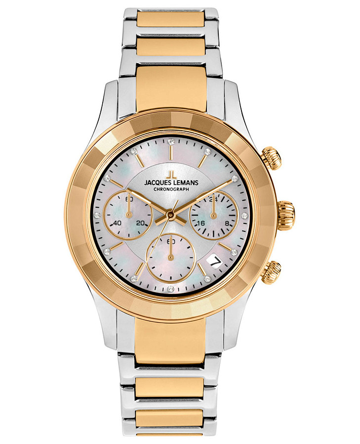 Часы Jacques Lemans Venice 1-2151G — женские, перламутровый