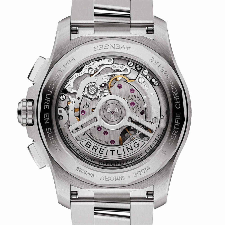 Часы Breitling Avenger B01 Chronograph 42 mm AB0146101B1A1 — нержавеющая сталь, мужские