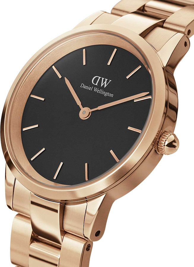 Часы Daniel Wellington Iconic Link DW00100344 — кварцевые, сталь металл