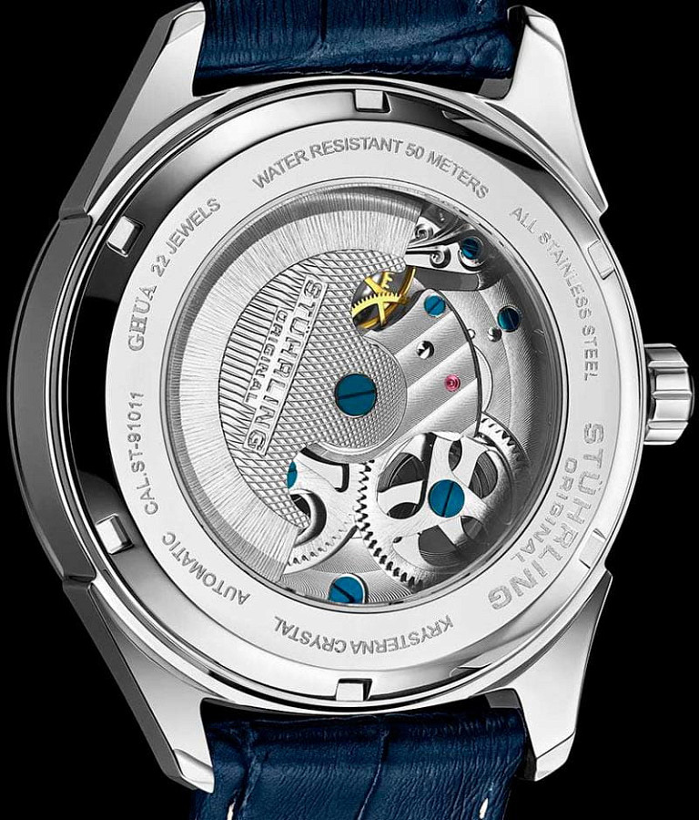 Часы Stuhrling Legacy 943A.02 — кожаный, мужские