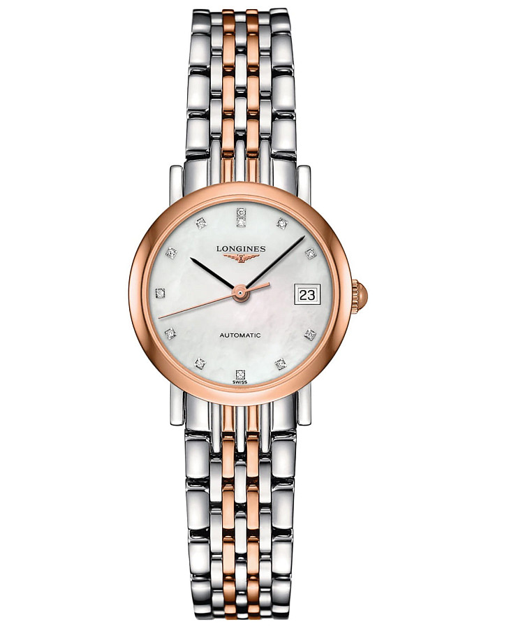 Часы Longines Elegant Collection L4.309.5.87.7 — женские, белый
