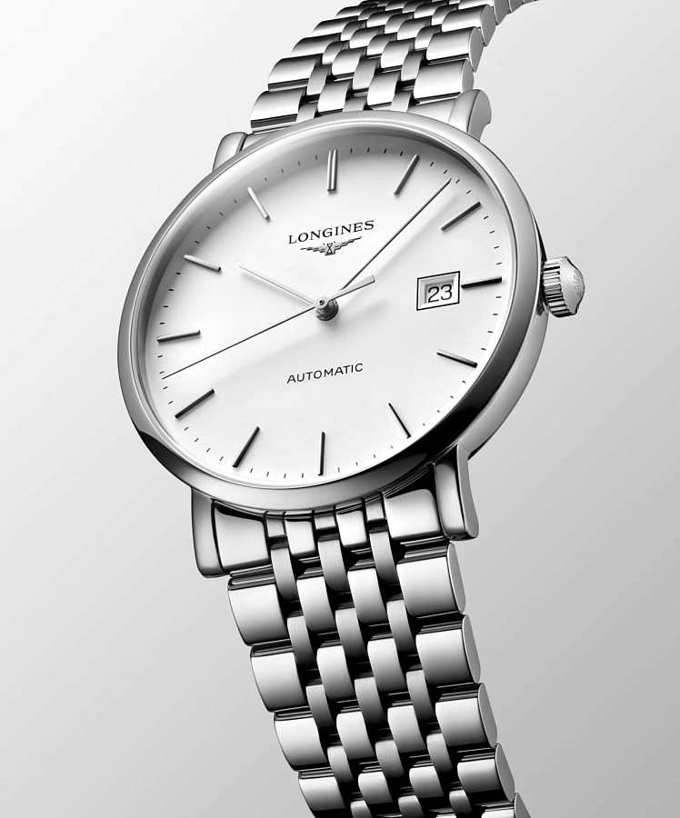 Часы Longines Elegance Elegant Collection 39 mm L4.910.4.19.6 — нержавеющая сталь, мужские