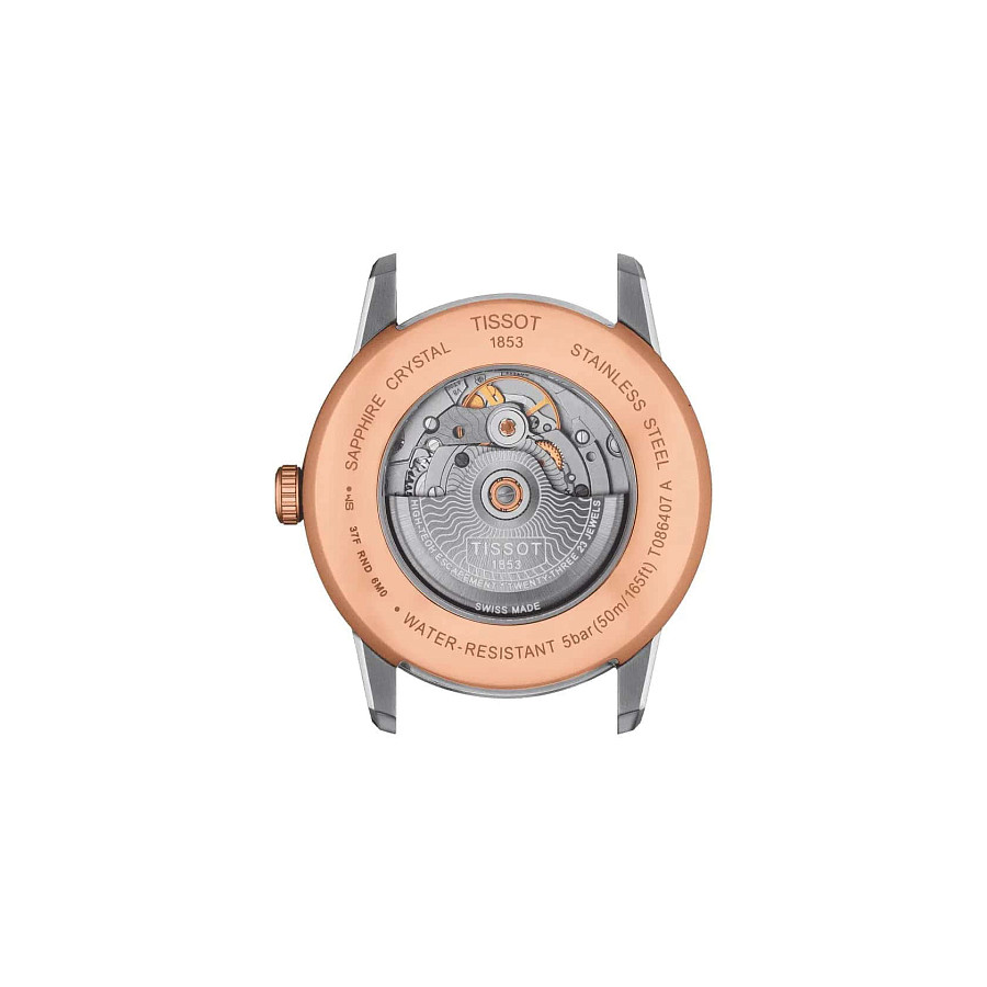 Часы Tissot Luxury Powermatic 80 T086.407.26.067.00 — механические, сталь металл