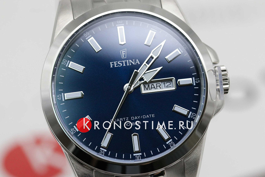 Часы Festina Classics F20357/3 — кварцевые, сталь металл