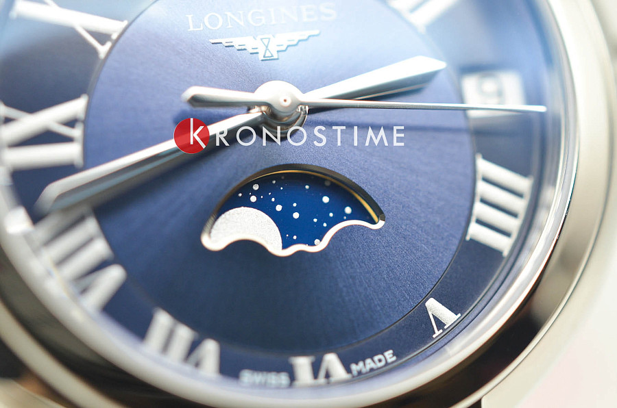 Часы Longines PrimaLuna L8.115.4.91.6 — нержавеющая сталь, женские