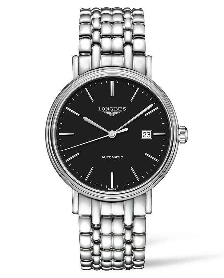 Часы Longines Presence L4.922.4.52.6 — мужские, черный