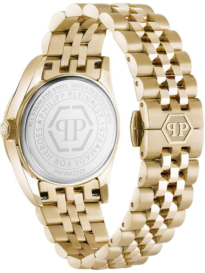 Часы Philipp Plein Date Superlative PWYAA0323 — нержавеющая сталь с ip-покрытием, женские