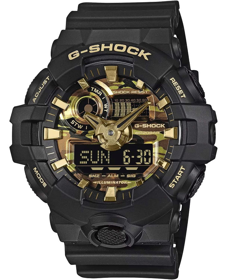 Часы Casio G-Shock GA-700CF-1A — мужские, цветной