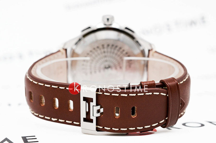 Часы Hamilton Khaki X-Wind GMT Chrono Quartz H77922541 — кожаный, мужские