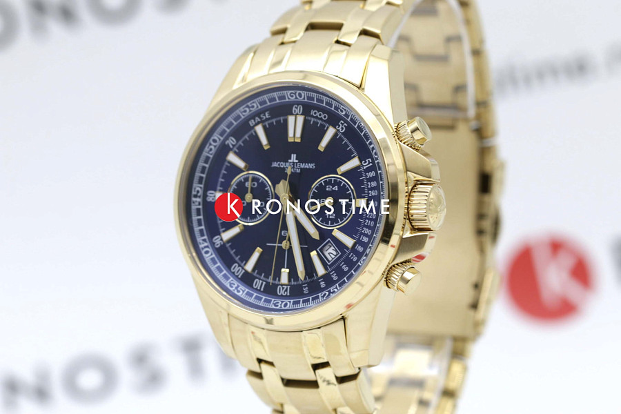 Часы Jacques Lemans Sport 1-2117O — синий, кварцевые