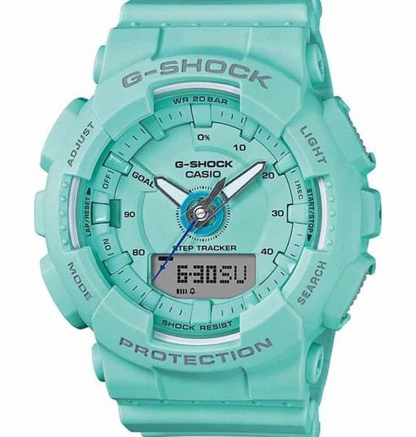 Часы Casio G-Shock GMA-S130-2A — женские, зеленый