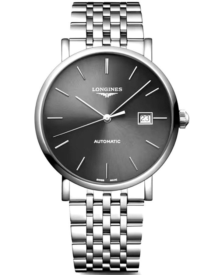 Часы Longines Elegance Elegant Collection L4.910.4.70.6 — мужские, серый
