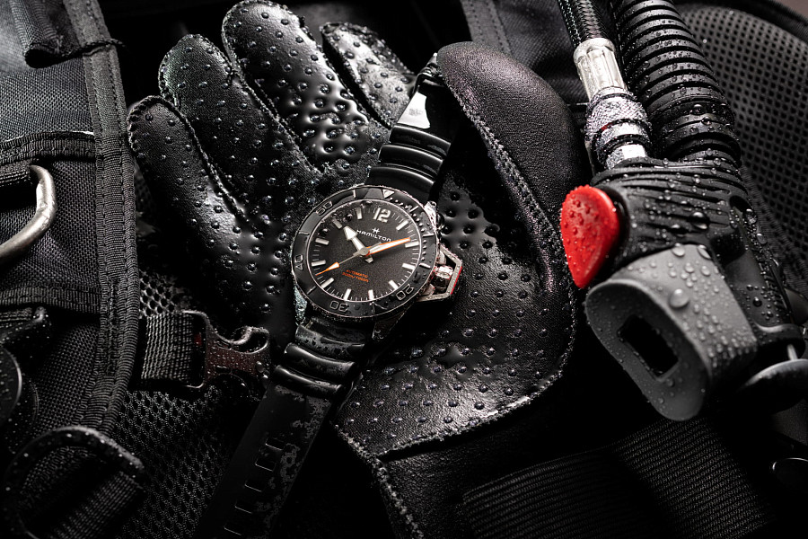 Часы Hamilton Khaki Navy Frogman Auto H77825330 — Швейцария, механические