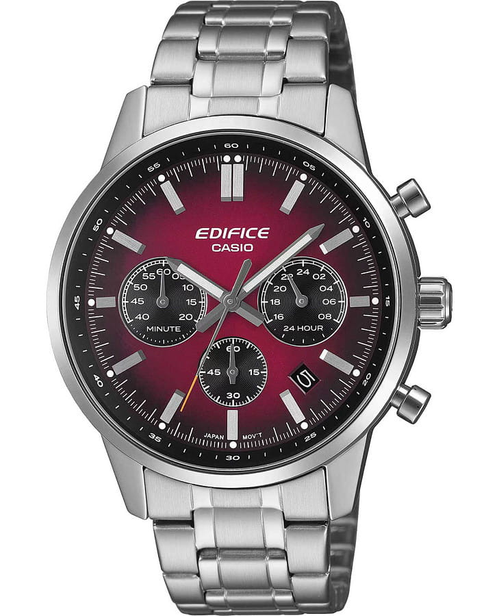 Часы Casio Edifice EFR-575D-4A — мужские, красный