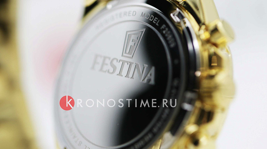 Часы Festina Boyfriend F20609/2 — женские, нержавеющая сталь с pvd-покрытием
