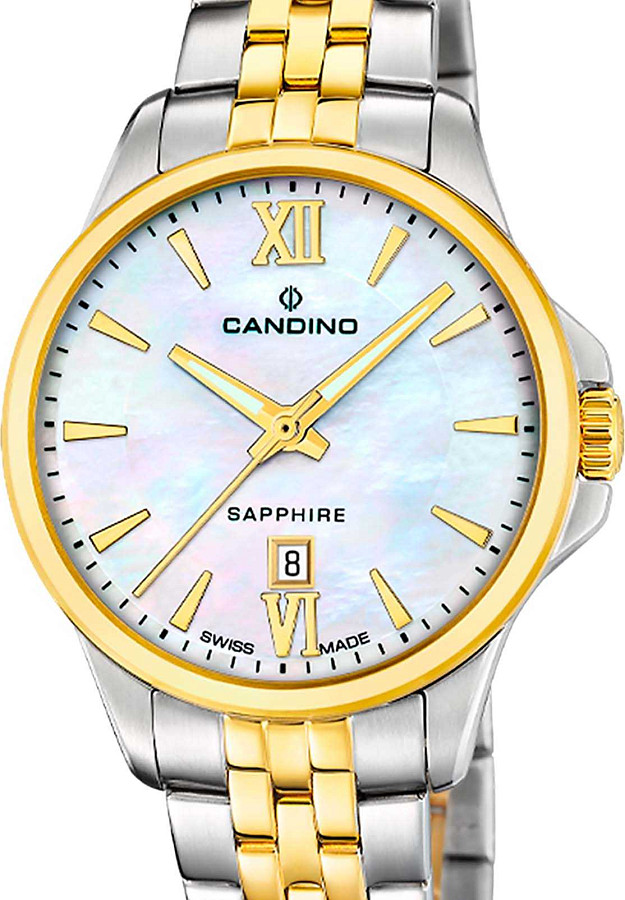 Часы Candino Lady Elegance Date C4767/6 — кварцевые, сталь металл