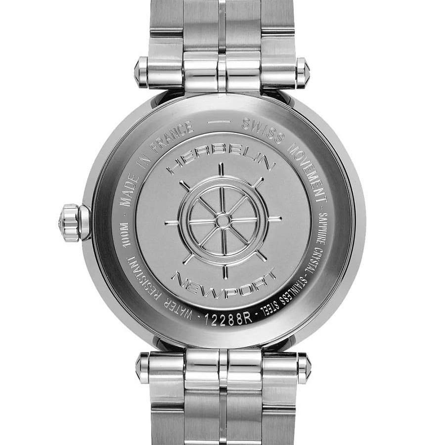 Часы Herbelin Newport 12288B15 — сталь металл, Франция