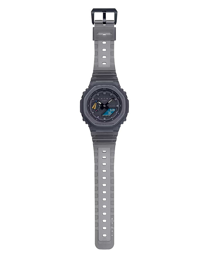 Часы Casio G-Shock GA-2100FT-8A — электронные, Япония, мужские