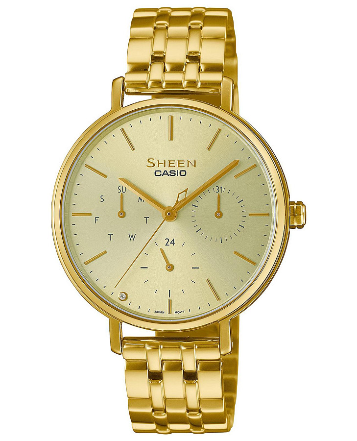 Часы Casio Sheen SHE-4541G-9AUDF — женские, золотой
