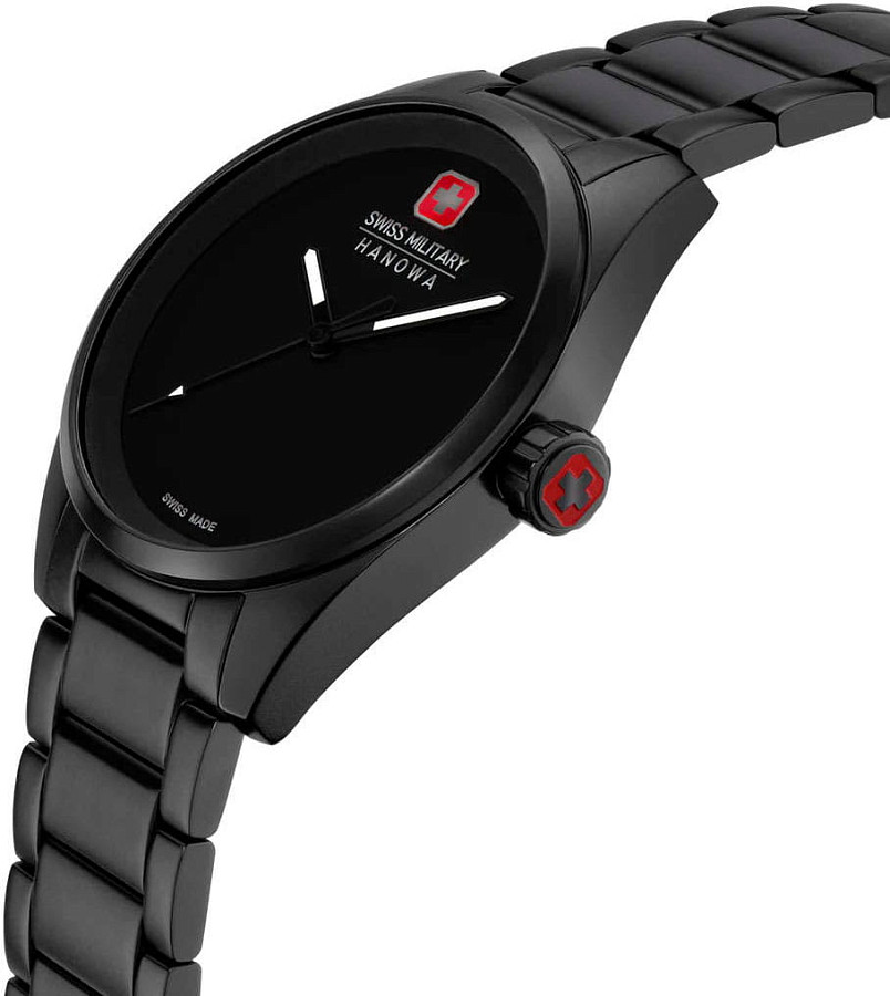 Часы Swiss Military Hanowa SMWGG0003530 — мужские, черный