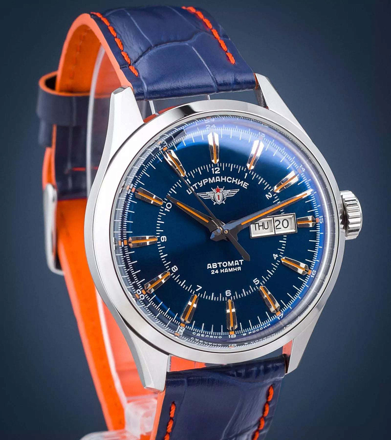 Часы Штурманские Открытый Космос Day-Date Автомат NH36/1891771 — механические, Россия, мужские