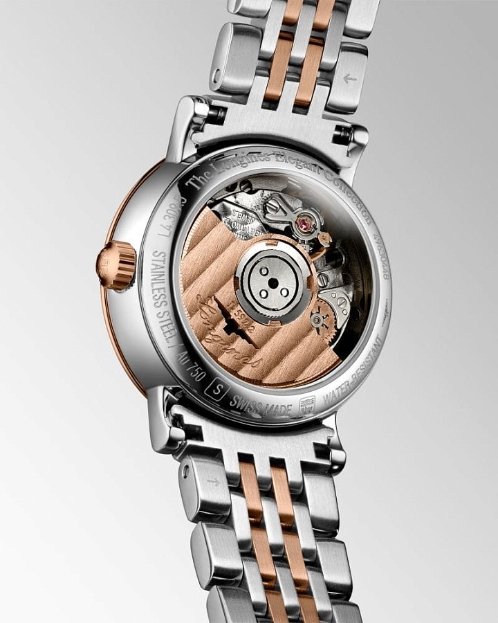 Часы Longines Elegant Collection L4.309.5.88.7 — механические, металл сталь золото