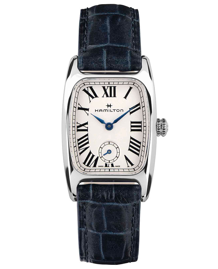 Часы Hamilton American Classic Boulton Small Second Quartz H13321611 — женские, белый