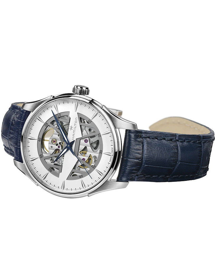 Часы Hamilton Jazzmaster Skeleton Auto H42535610 — сталь, Швейцария