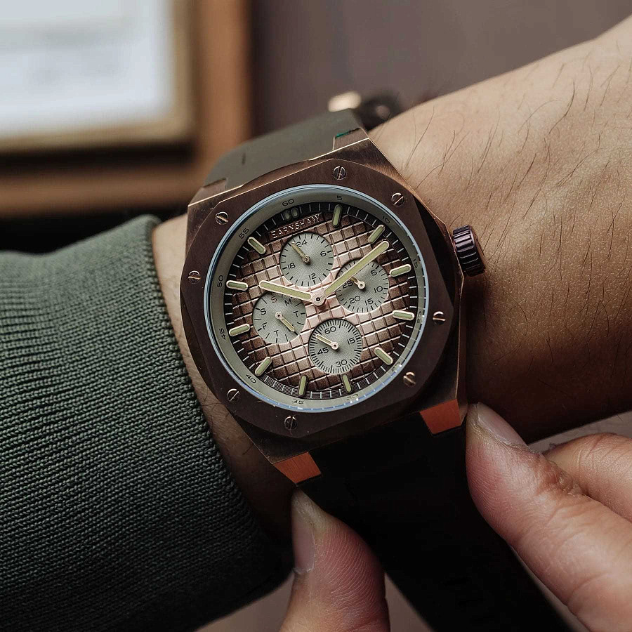Часы Earnshaw Bessemer ES-8253-03 — мужские, силикон