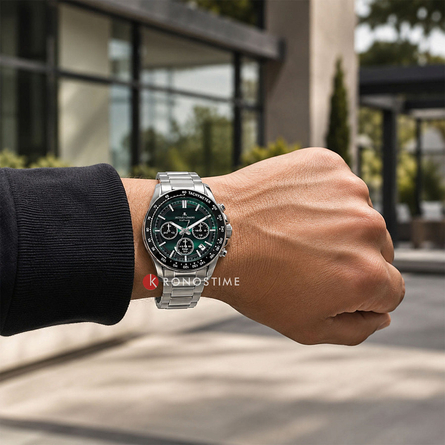 Часы Jacques Lemans Eco Power 50-10C — сталь металл, Австрия