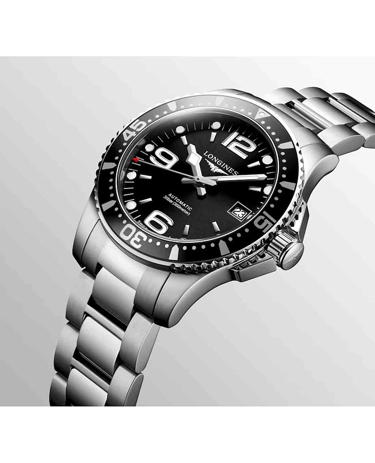 Часы Longines HydroConquest L3.741.4.56.6 — мужские, серебристый