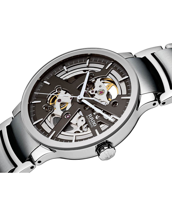 Часы Rado Centrix Automatic Open Heart R30179113 — механические, металл сталь