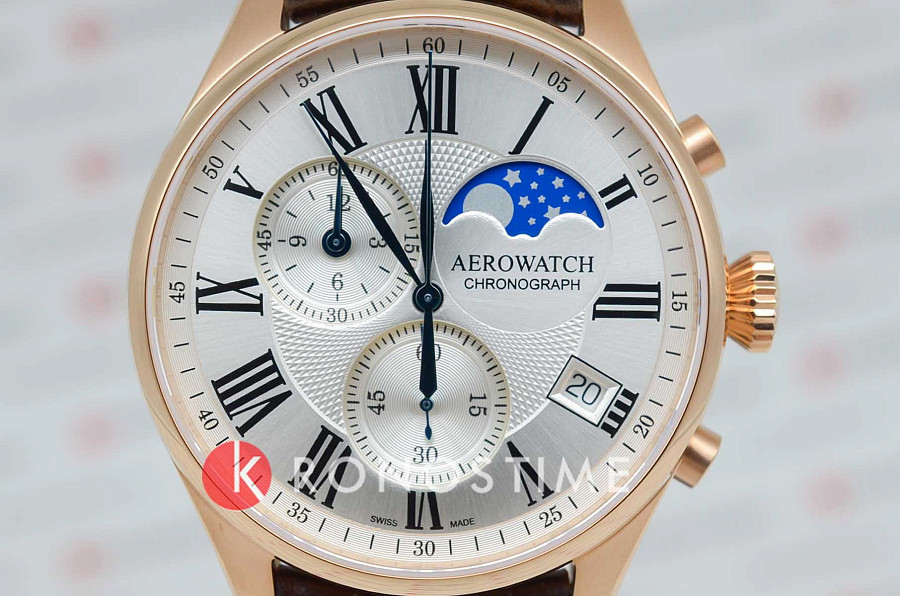 Часы Aerowatch Les Grandes Classiques 78990 RO03 — сталь металл, Швейцария