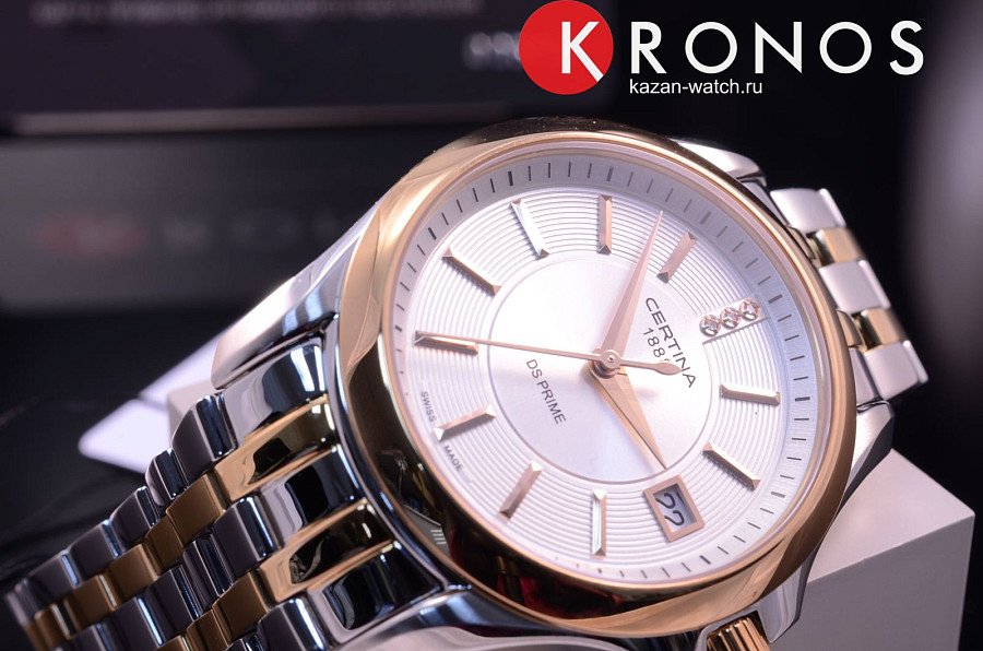 Часы Certina C004.210.22.036.00 — кварцевые, сталь металл
